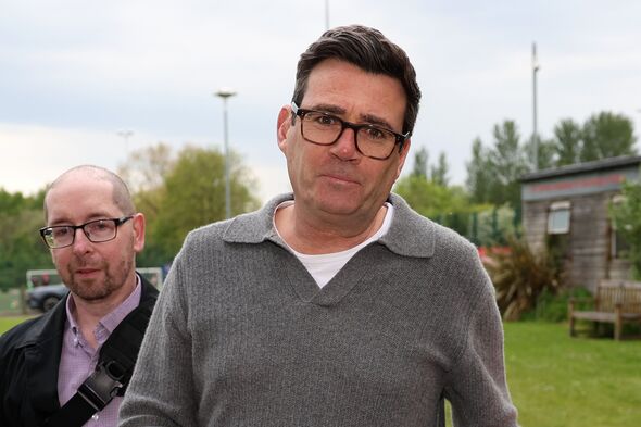 Andy Burnham Arrives At FC United For Charity Football Match