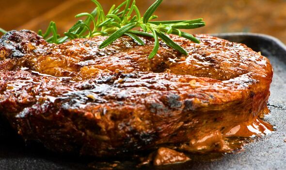 Picture of a perfectly cooked steak