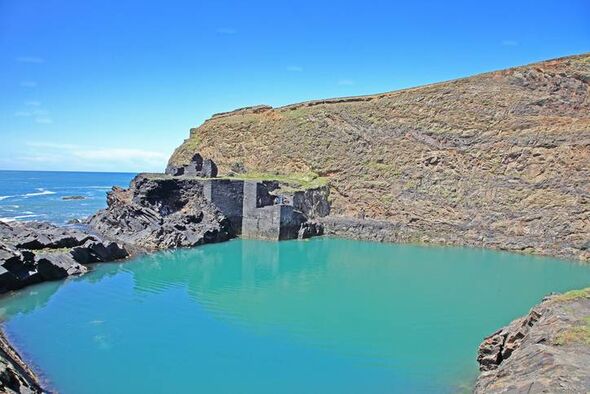 The Blue Lagoon at Abereiddi, Pembrokeshire