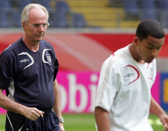 Sven Goran Eriksson and Theo Walcott