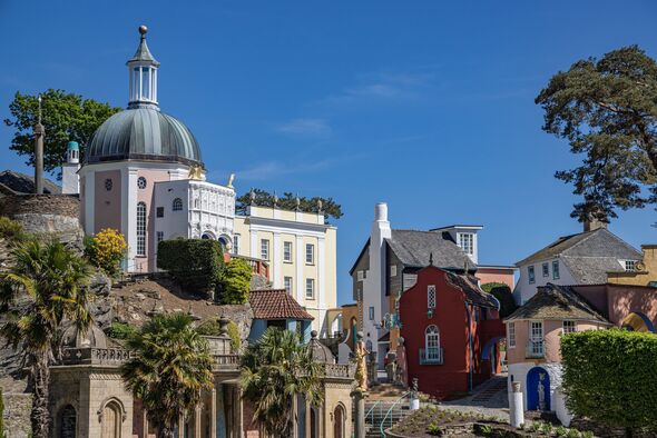 The domed pantheon in Portmerion.