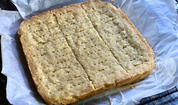 Shortbread made using Jules Grasekamp's recipe