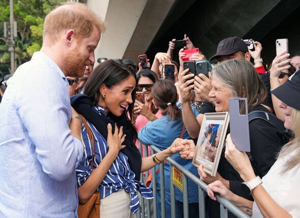 Harry and Meghan in Australia