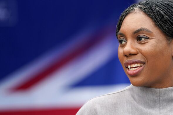 Kemi Badenoch by union jack