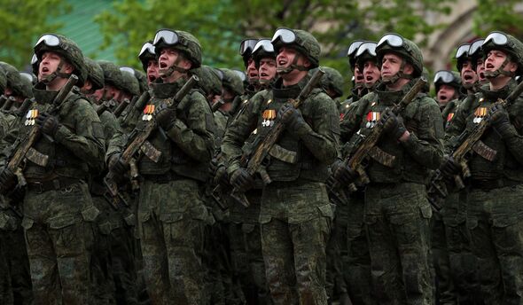 Russians Celebrate Victory Day In Moscow