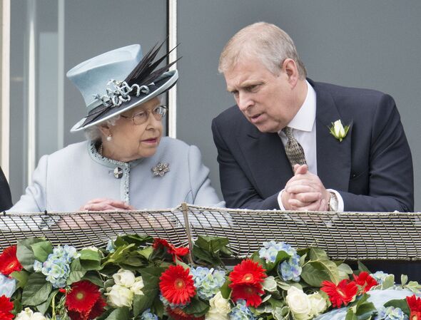 queen elizabeth and andrew