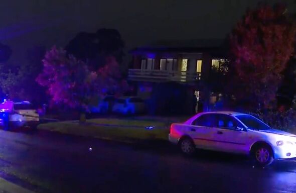 The Campbellgtown home in which three people were allegedly murdered on Monday