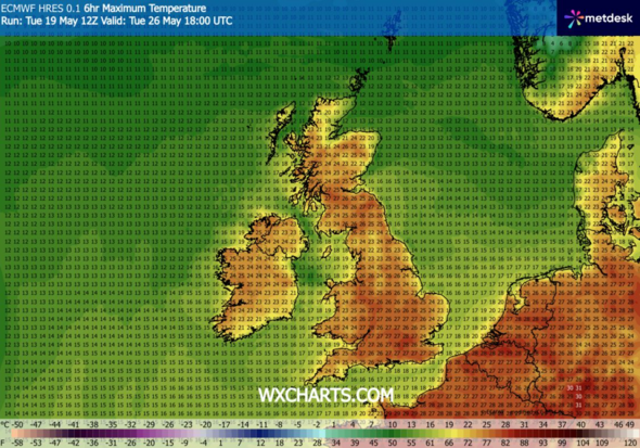 WX Charts map