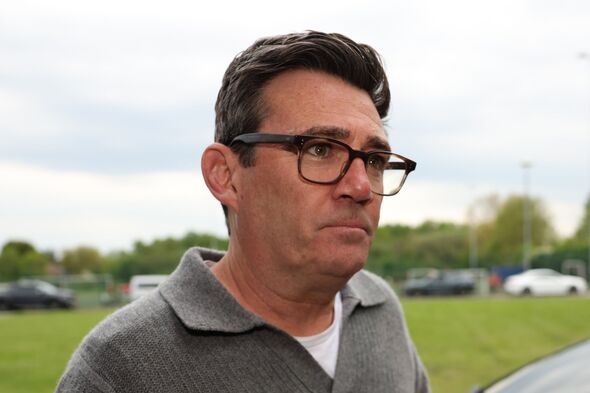 Andy Burnham Arrives At FC United For Charity Football Match