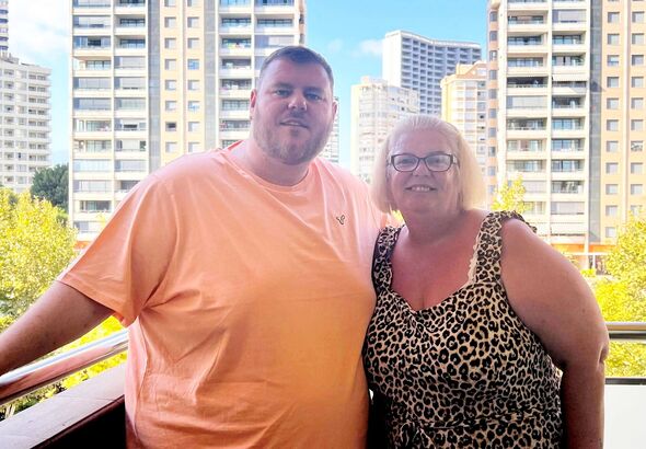Wayne Clark pictured with his mum, Sam
