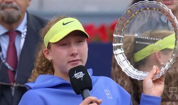 Mirra Andreeva Madrid Open speech