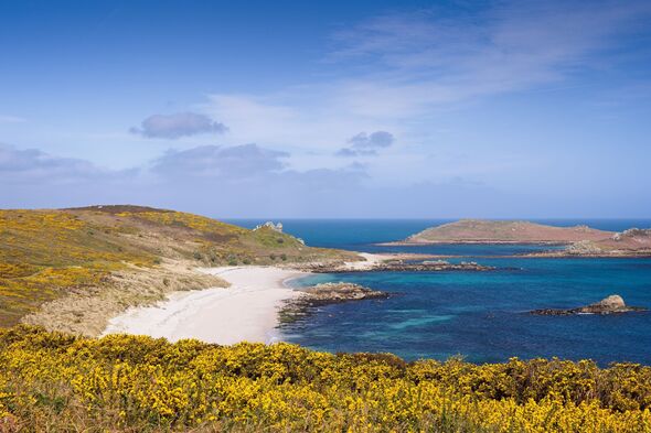 Isles of Scilly landscape in Spring