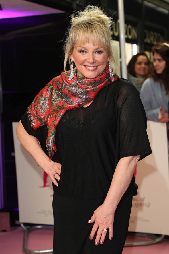 Cheryl Baker on red carpet