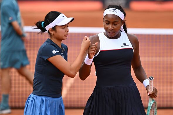 Coco Gauff and Alex Eala at Italian Open 2025