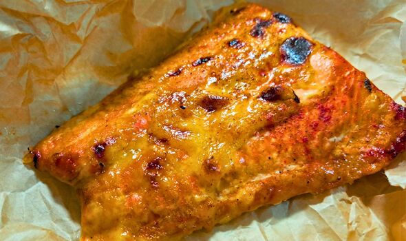 Picture of a crispy salmon fillet