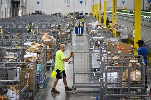 Amazon Warehouse Operates On Cyber Monday