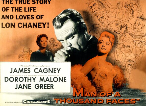 Poster for James Cagney film Man of a Thousand Faces