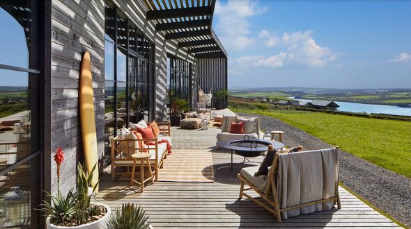 The Cornish house has panoramic views
