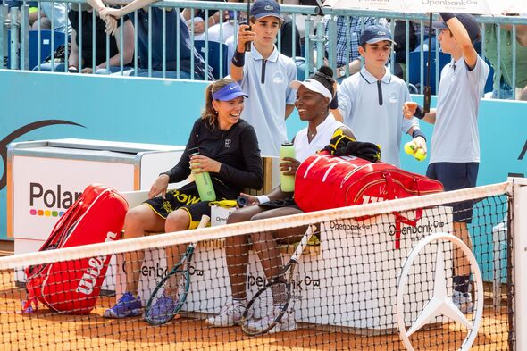 Katie Boulter Venus Williams Madrid Open - Day Six