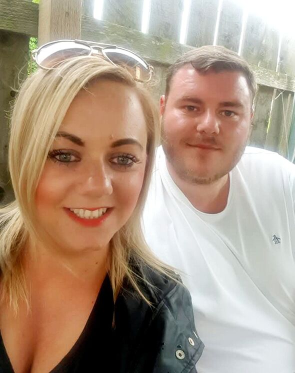 Wayne pictured with his sister, Mel