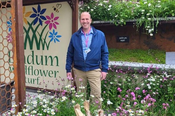 Peter Dowdall at Chelsea Flower Show