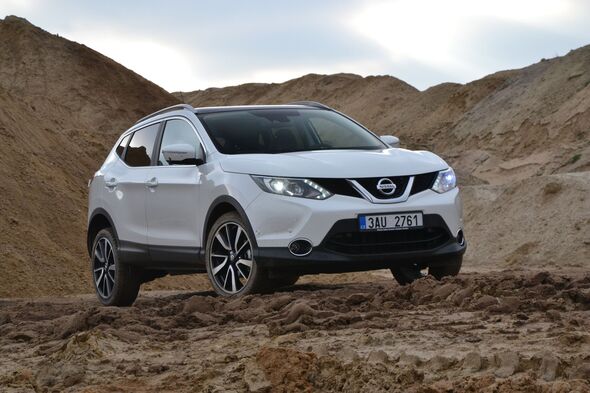 Nissan Qashqai at the test drive