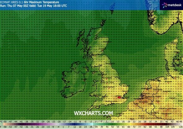Weather map
