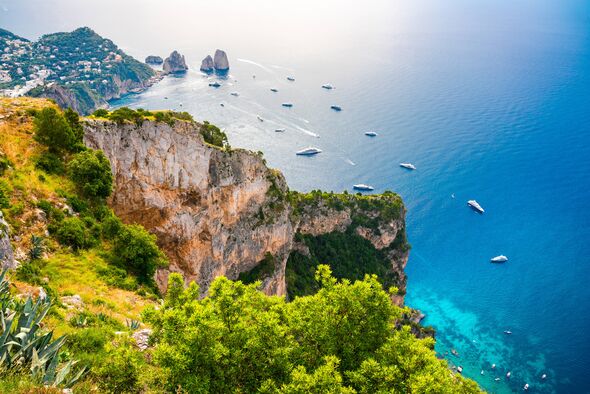 Capri, island in the mediterranean sea, Naples, Italy