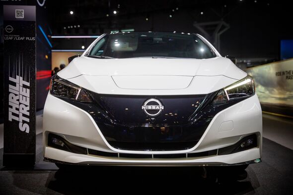 A Nissan Leaf