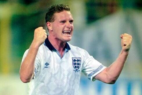 Gascoigne celebrates