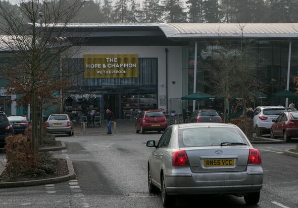 The new JD Weatherspoon pub, The Hope and Champion, which has opened at the M40 Services