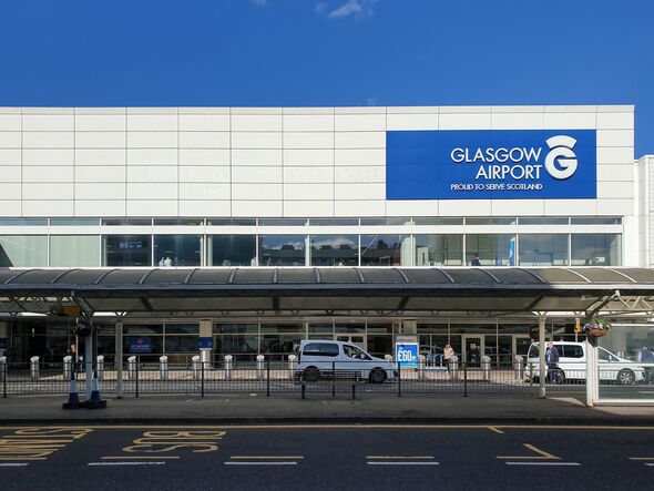 Exterior of Glasgow International Airport, Scotland