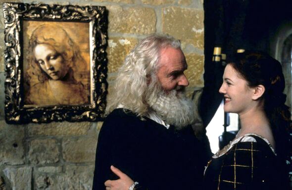 Publicity still from Ever After: A Cinderella story featuring Patrick Godfrey and Drew Barrymore