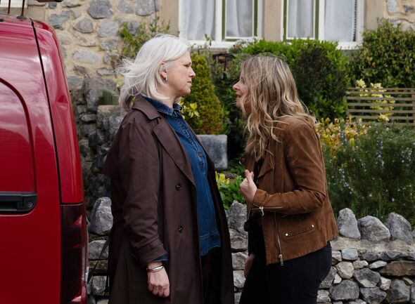 Emmerdale's Charity Dingle and Dr Todd