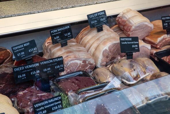 Meat in a Bucthers Shop