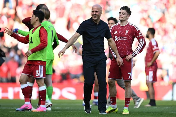 The Dutchman hinted that he will be staying at Anfield next season
