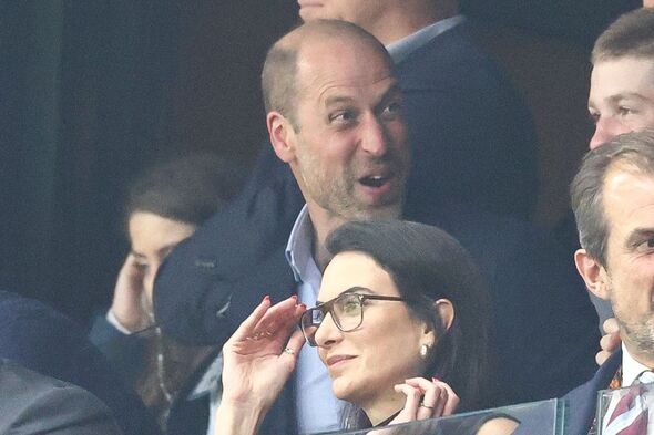Prince William was clearly thrilled