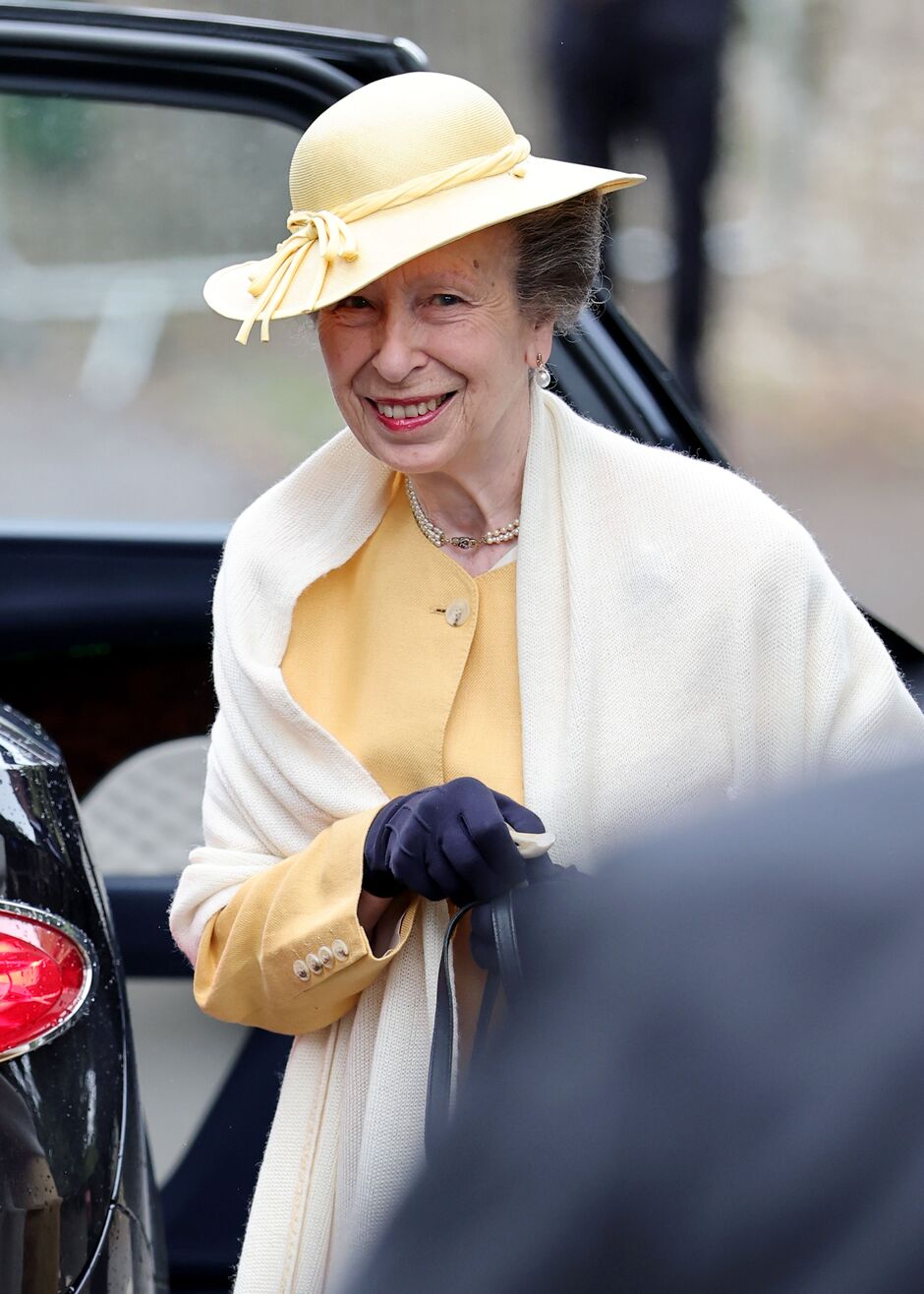 Princess Anne brought the sunshine