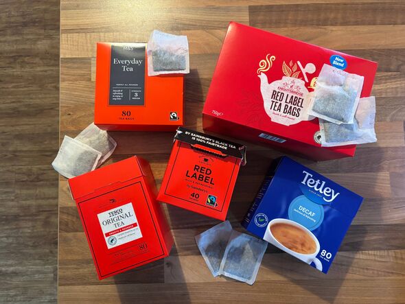 Supermarket tea bags to test which is best