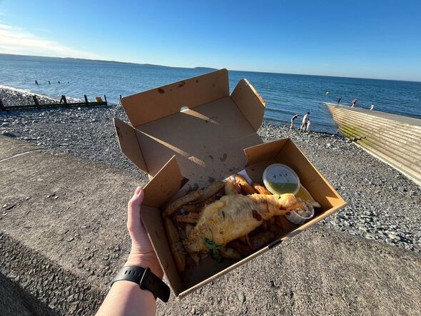 Fish and chips from Seagrass in Llanfairfechan