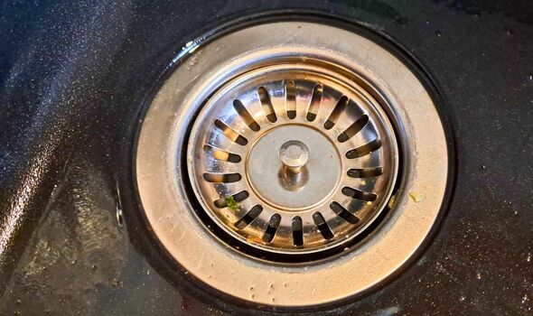 Picture of a sink drain