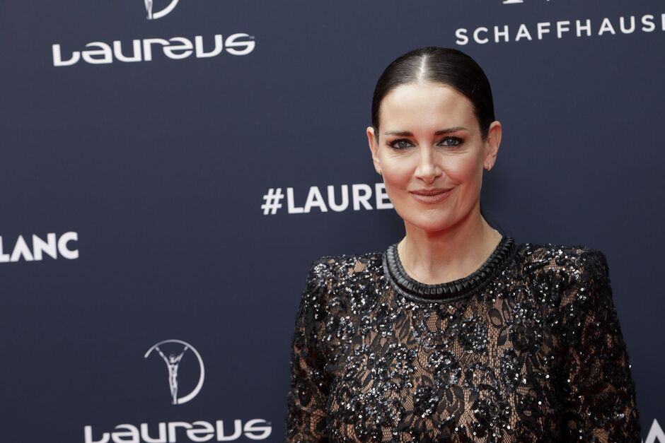 Kirsty Gallacher at Laureus World Sport Awards