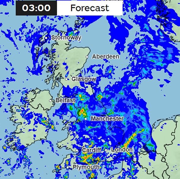 Met Office weather map