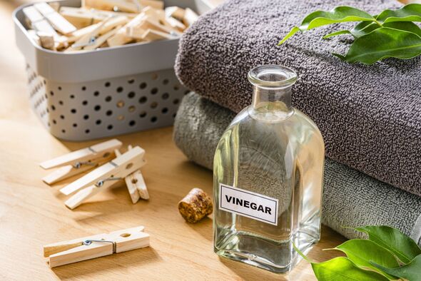 Vinegar bottle: Eco friendly and natural fabric softener