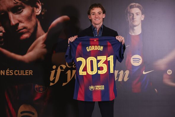 Anthony Gordon Presentation As New Player Of Fc Barcelona
