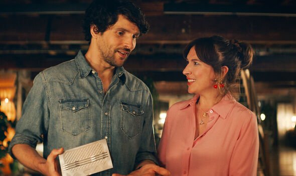 Colin Morgan and Esther Smith