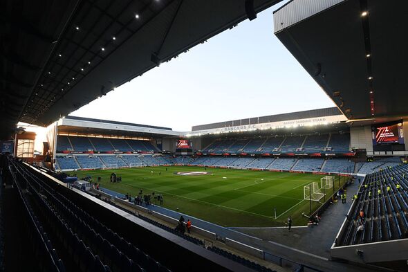 eneral view inside the stadium prior to the UEFA Europa League 2025/26 League Phase MD1 match between Rangers FC and KRC Genk at Ibrox Stadium on Sept