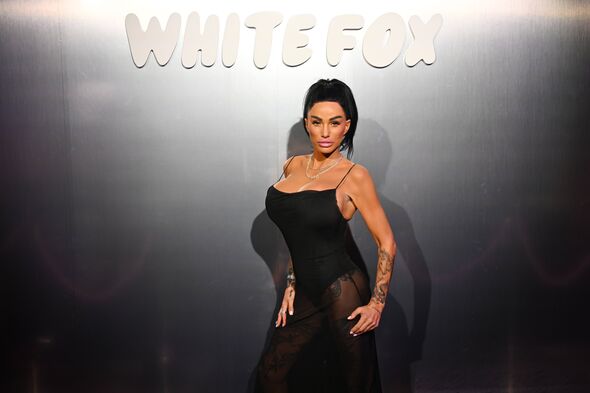 LONDON, ENGLAND - SEPTEMBER 19: Katie Price attends The Future is White Fox Party on September 19, 2024 in London, England. (Ph