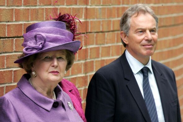 Lady Thatcher and Sir Tony Blair