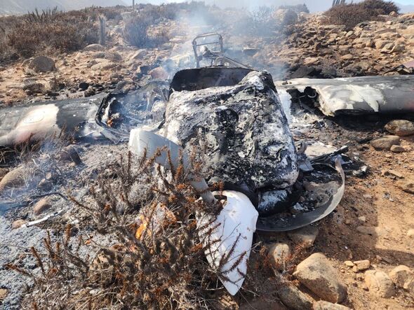 Crashed Chilean Air Force plane